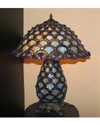 Tiffany Peacock Lamp